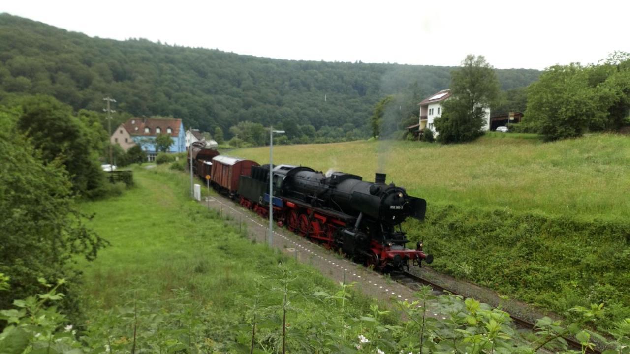 Reitstation Rossmuehle Daire Gräfendorf Dış mekan fotoğraf